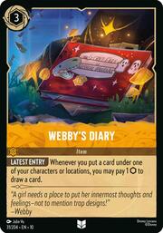 Webby's Diary
