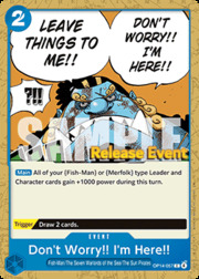 Don't Worry!! I'm Here!!