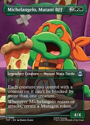 Michelangelo, amigo de los mutantes