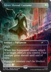 Traje de Mortaja Plateada