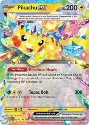 Pikachu EX [Iron Tail | Overspark]