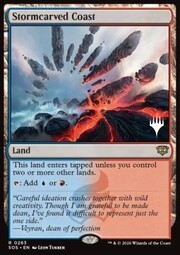 Costa tallada por la tormenta