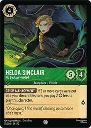 Helga Sinclair - Senza Bisogno di Rinforzi