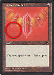 Medaglione di Rubino