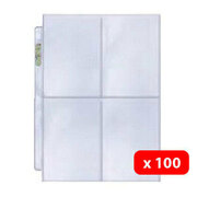 100 Ultra Pro Mini PLATINUM 4-Pocket Pages