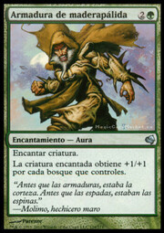 Armadura de maderapálida