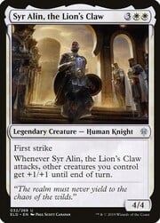 Syr Alin, l'Artiglio del Leone