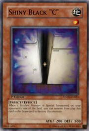 "C" Negra Brillante