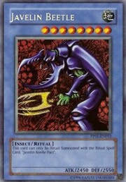 Escarabajo de jabalina