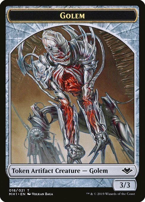 Illusion // Golem Card Back