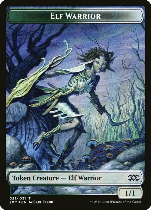 Golem // Elf Warrior Card Back