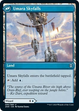 Umara Wizard // Umara Skyfalls Card Back