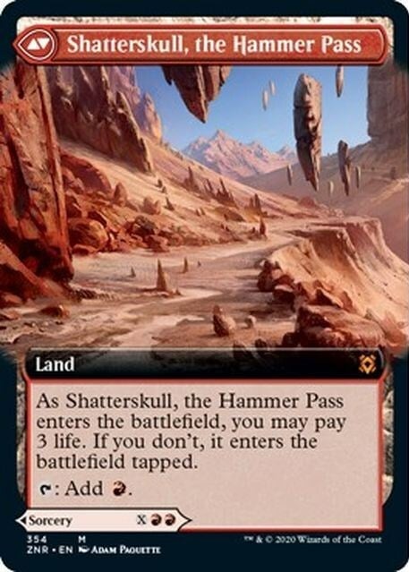 Shatterskull Smashing // Shatterskull, the Hammer Pass Card Back