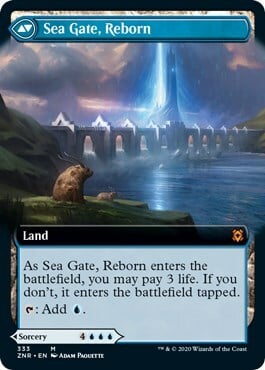 Sea Gate Restoration // Sea Gate, Reborn Card Back