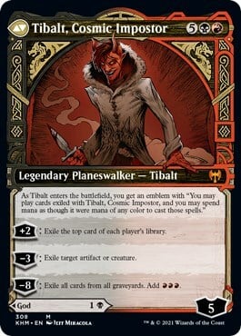 Valki, God of Lies // Tibalt, Cosmic Impostor Card Back