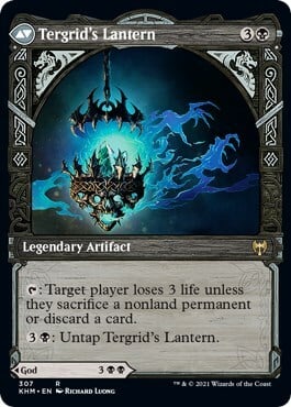 Tergrid, God of Fright // Tergrid's Lantern Card Back