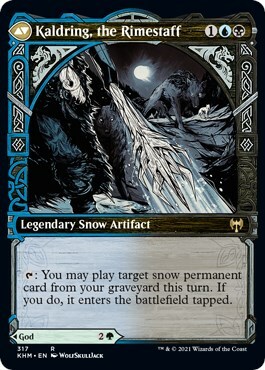 Jorn, God of Winter // Kaldring, the Rimestaff Card Back