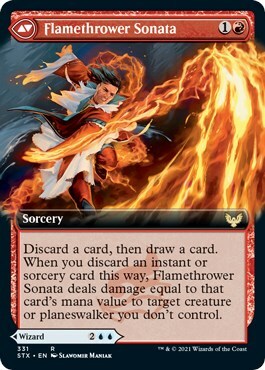 Torrent Sculptor // Flamethrower Sonata Card Back