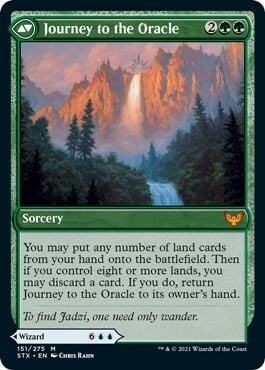 Jadzi, Oracle of Arcavios // Journey to the Oracle Card Back