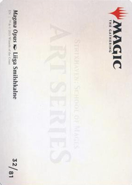 Art Series: Magma Opus Card Back