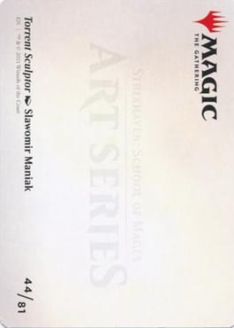 Art Series: Torrent Sculptor Card Back