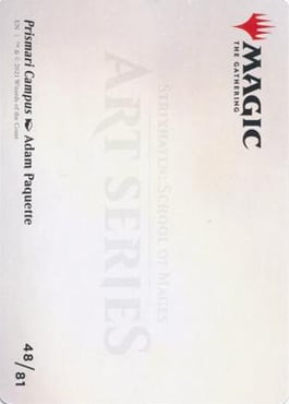 Art Series: Prismari Campus Card Back