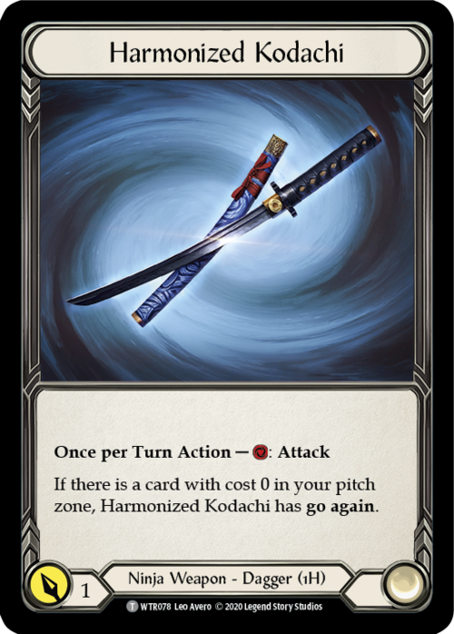 Rhinar, Reckless Rampage // Harmonized Kodachi Card Back