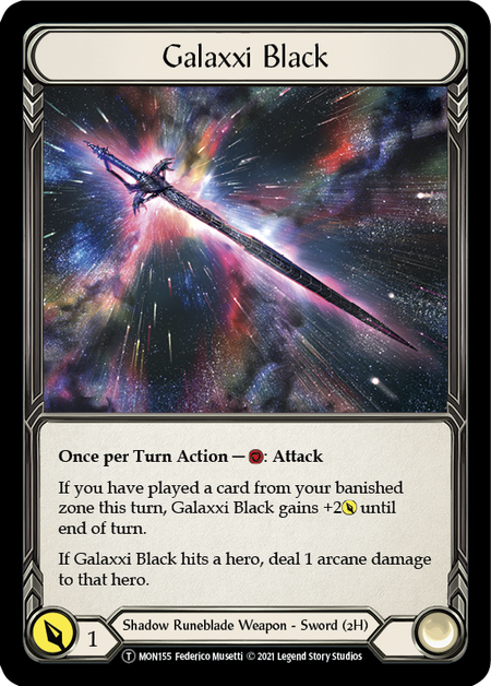 Chane // Galaxxi Black Card Back