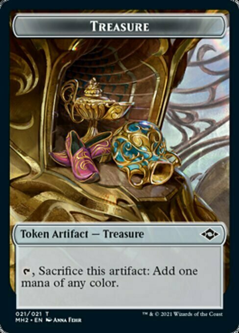 Golem // Treasure Card Back