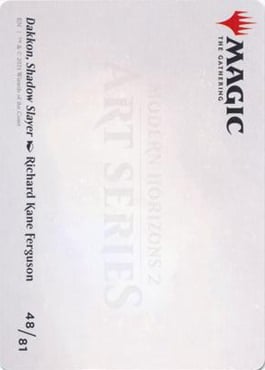 Art Series: Dakkon, Shadow Slayer Card Back