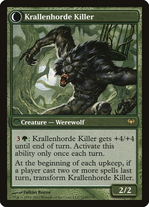 Wolfbitten Captive / Krallenhorde Killer Card Back