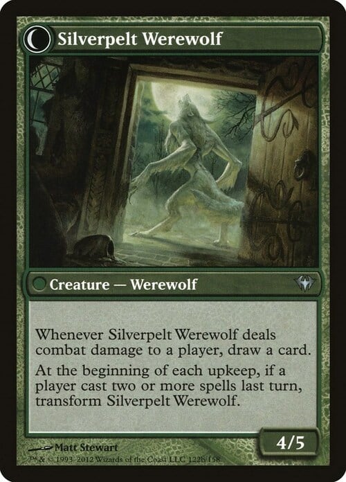 Lambholt Elder // Silverpelt Werewolf Card Back