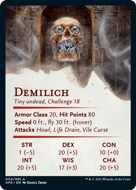Art Series: Demilich Card Back