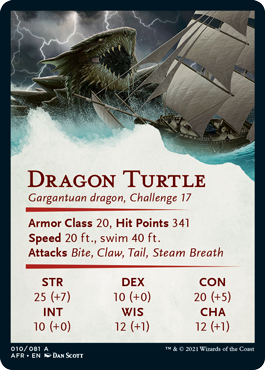 Art Series: Dragon Turtle Card Back