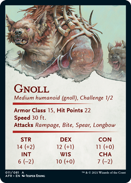 Art Series: Gnoll Card Back