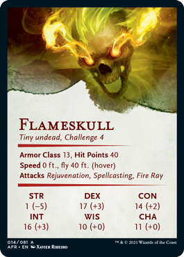 Art Series: Flameskull Card Back