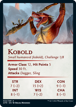 Art Series: Kobold Card Back