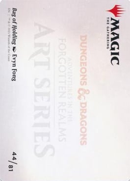 Art Series: Bag of Holding Card Back