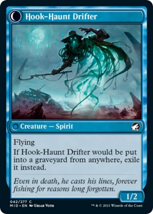 Baithook Angler // Hook-Haunt Drifter Card Back