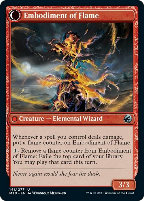 Flame Channeler // Embodiment of Flame Card Back