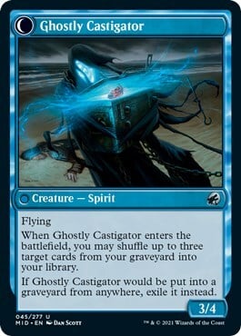 Covetous Castaway // Ghostly Castigator Parte Posterior