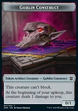 Angel Warrior // Goblin Construct Card Back