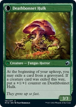 Deathbonnet Sprout // Deathbonnet Hulk Card Back