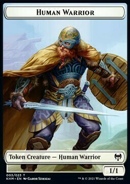 Icy Manalith // Human Warrior Card Back