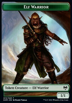 Kaya the Inexorable Emblem // Elf Warrior Card Back