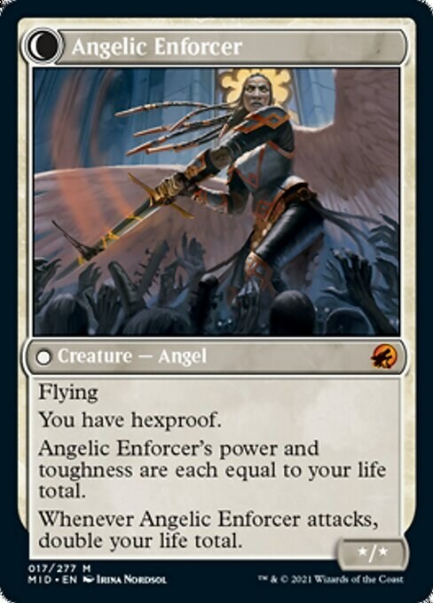 Enduring Angel // Angelic Enforcer Card Back