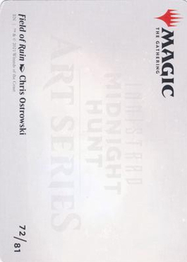 Art Series: Field of Ruin Card Back