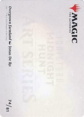 Art Series: Overgrown Farmland Card Back