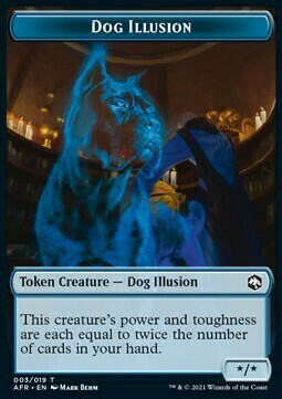 Boo // Dog Illusion Card Back