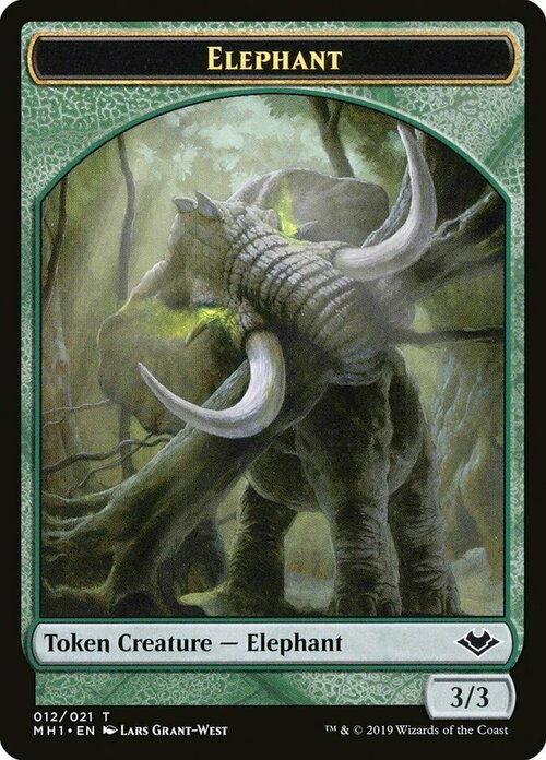 Illusion // Elephant Card Back